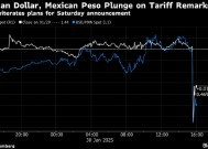 特朗普的25%关税承诺震动汇市 加元和墨西哥比索双双重挫
